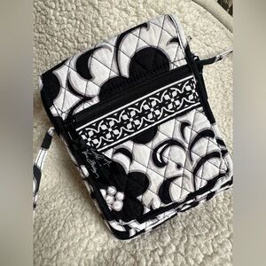 Vera Bradley Black and White Patterned Crossbody Bag - discontinued print
